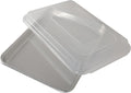 Natural Aluminum Commercial Baker's Quarter Sheet with Lid Q648872