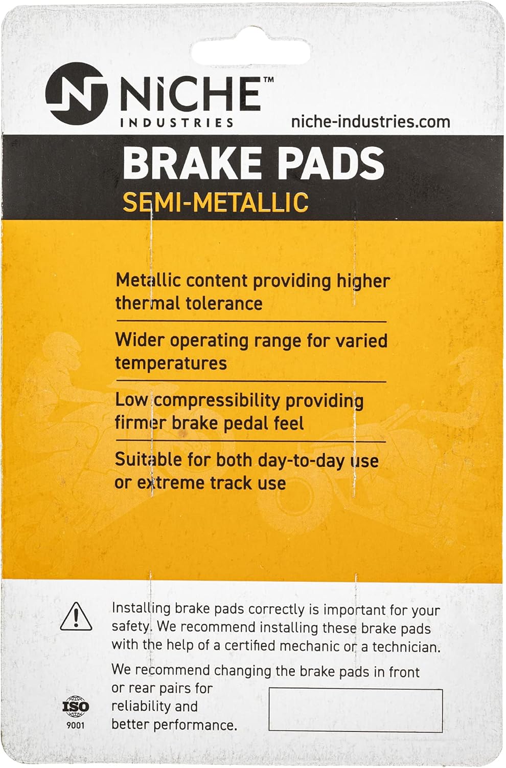 Rear Right Brake Caliper Pads Mounting Bracket Pack of 2 M76405