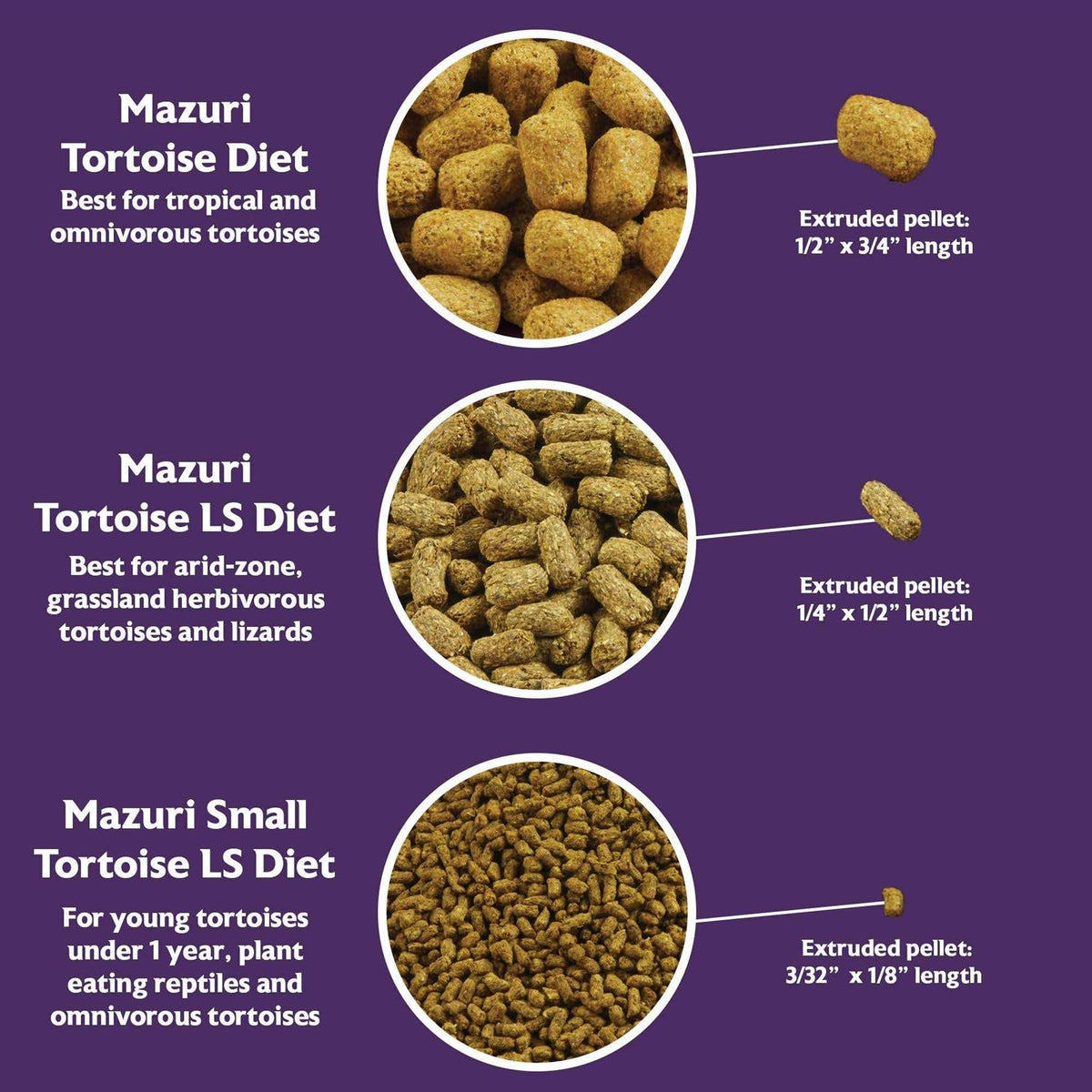 Small Tortoise Diet Food P4612