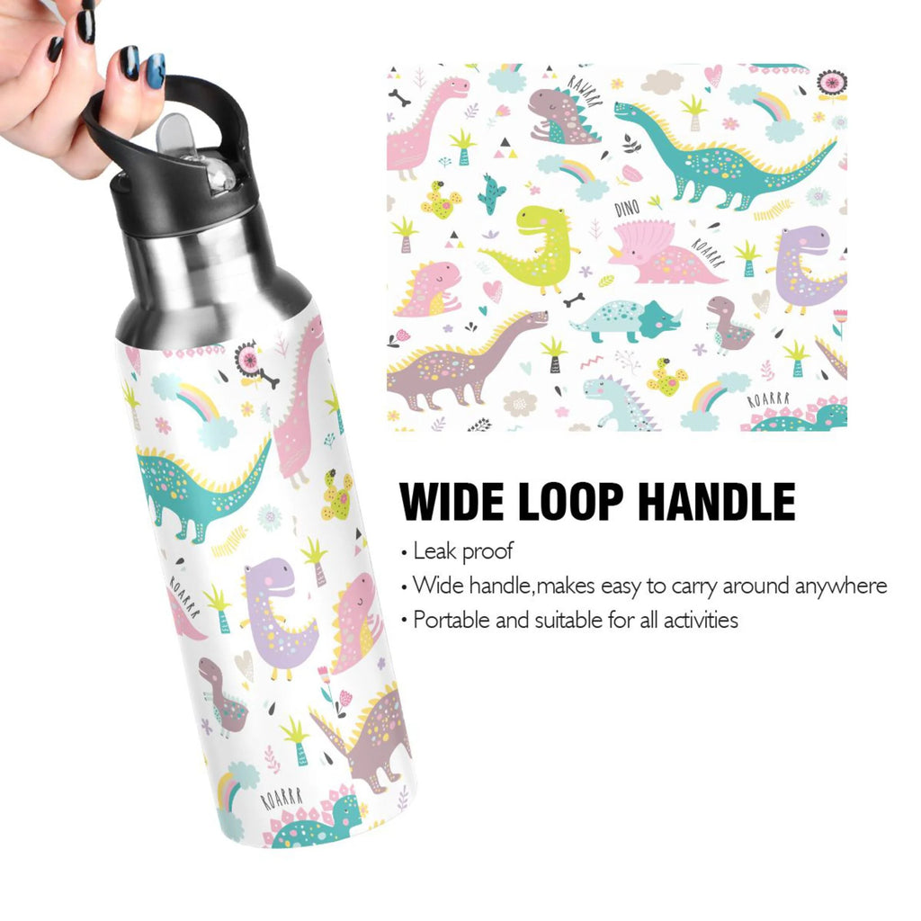 Stainless Steel Insulated Water Bottle with Straw Lid S796774