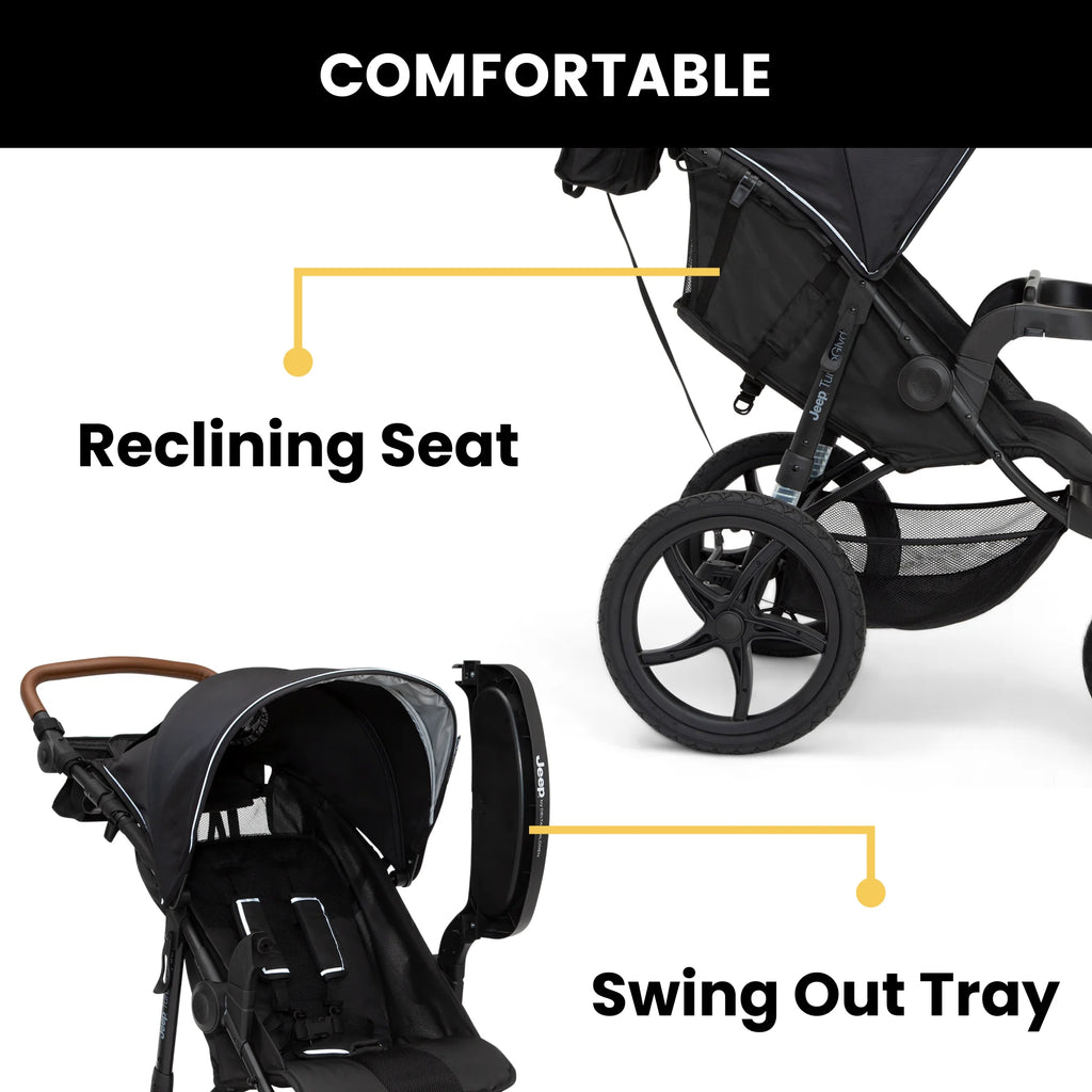 Black Jogging Stroller D164264