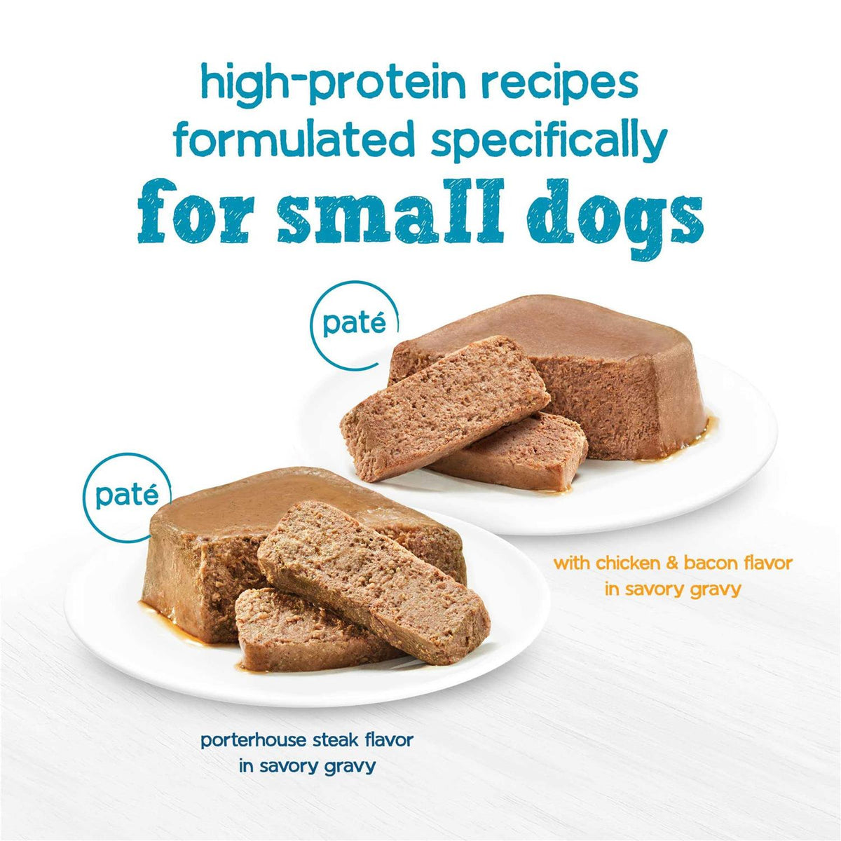 Steak & Chicken Pate Wet Small Dog Food Trays P3739