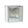 Wave Pattern Glass Block 3-Pack H110