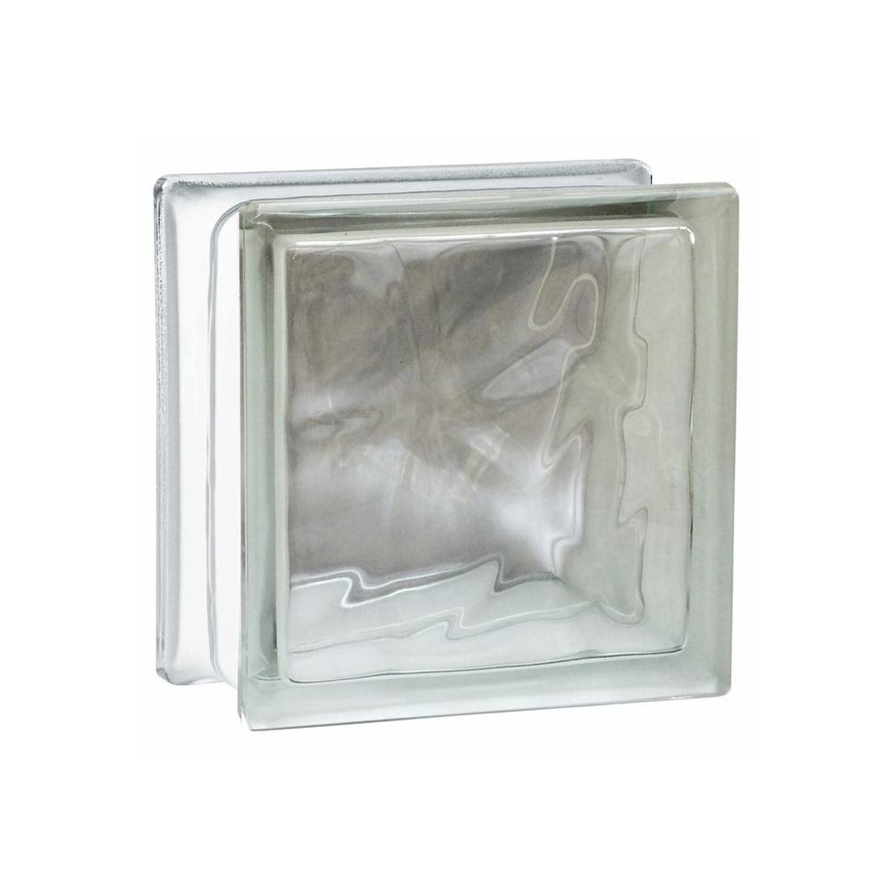 Wave Pattern Glass Block 3-Pack H110