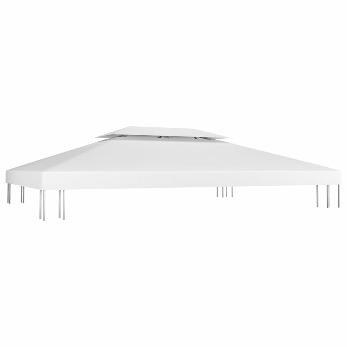 2-Tier Gazebo Cover 310 g/m² 13.1'x9.8' White B636182