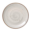 White Porcelain Round Coupe Plate 6 Packs T71178