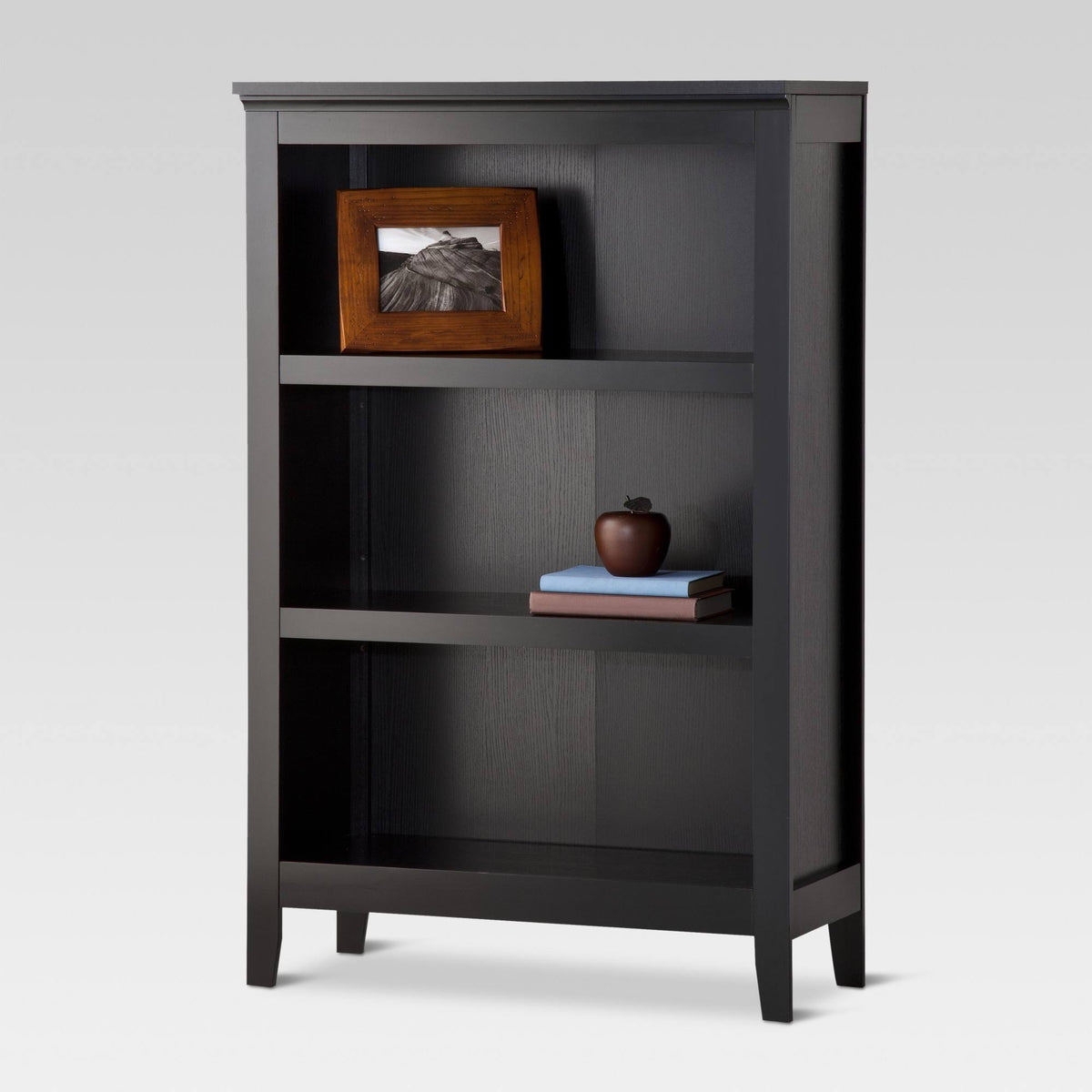 3 Shelf Bookcase, Ebony J455