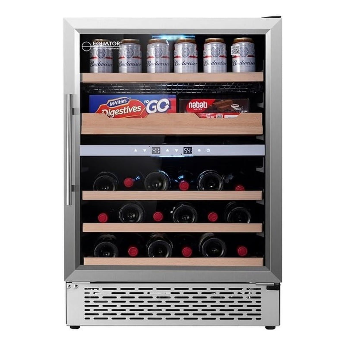 2-Zone Gourmet Center with Wine Bottle Storage G460535
