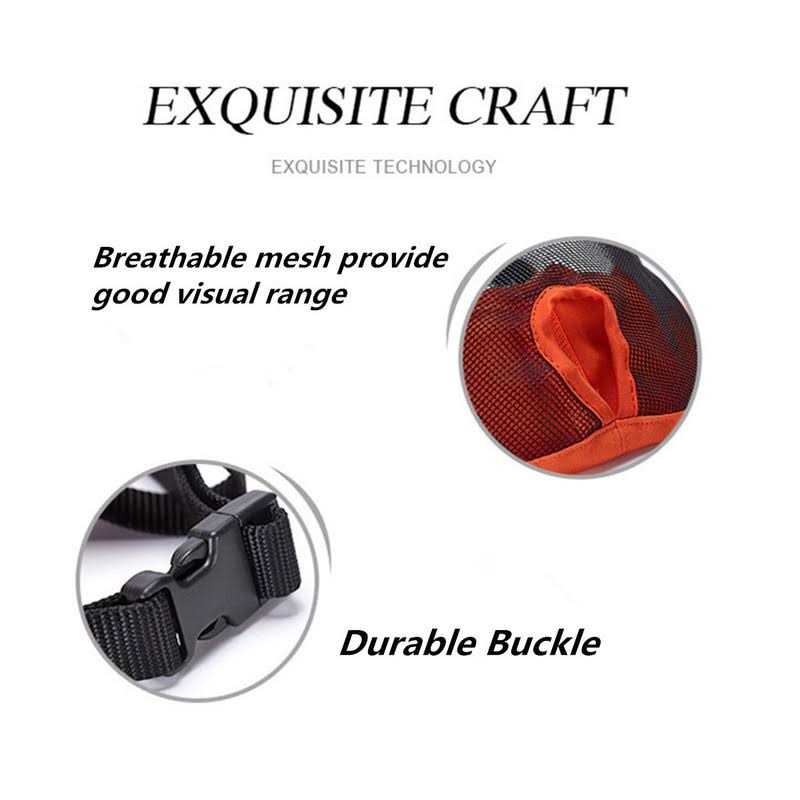 Adjustable Breathable Mesh Short Snout Dog Muzzle Q9777