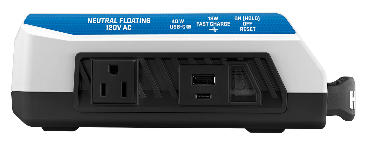 300 Watt Battery Powered Power Source with LED Light and Carry Handle R48200