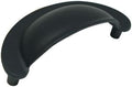 Matte Black Cup Cabinet Pull N147291