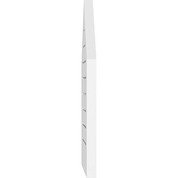 Peaked Top Surface Mount PVC Gable Vent Y9273