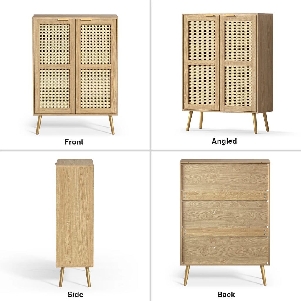 Rattan Storage Cabinet H138036