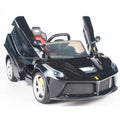 Black Battery Powered Ride on Toy Car with Remote Control T398