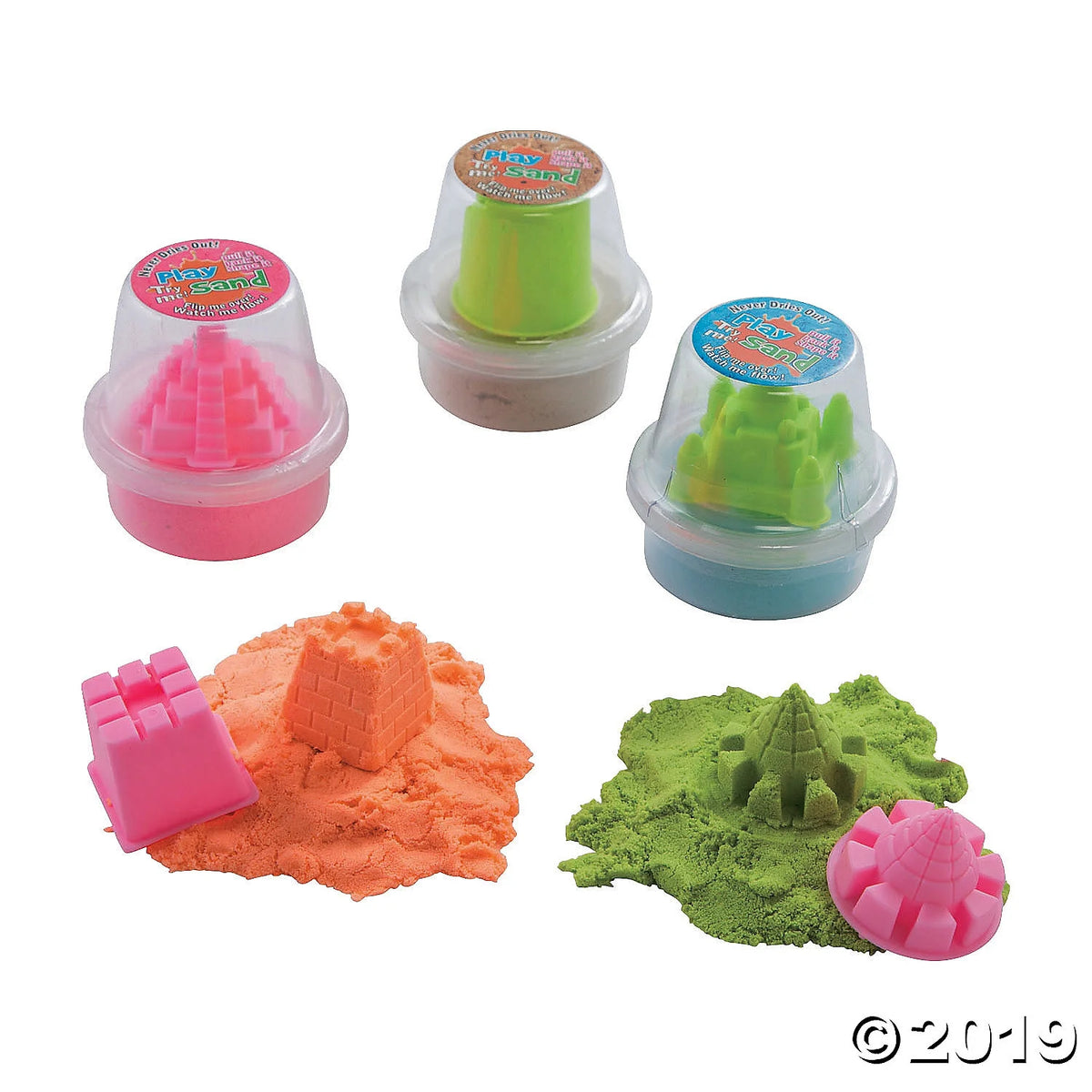 12 Pieces Modeling Sand Sets C368550