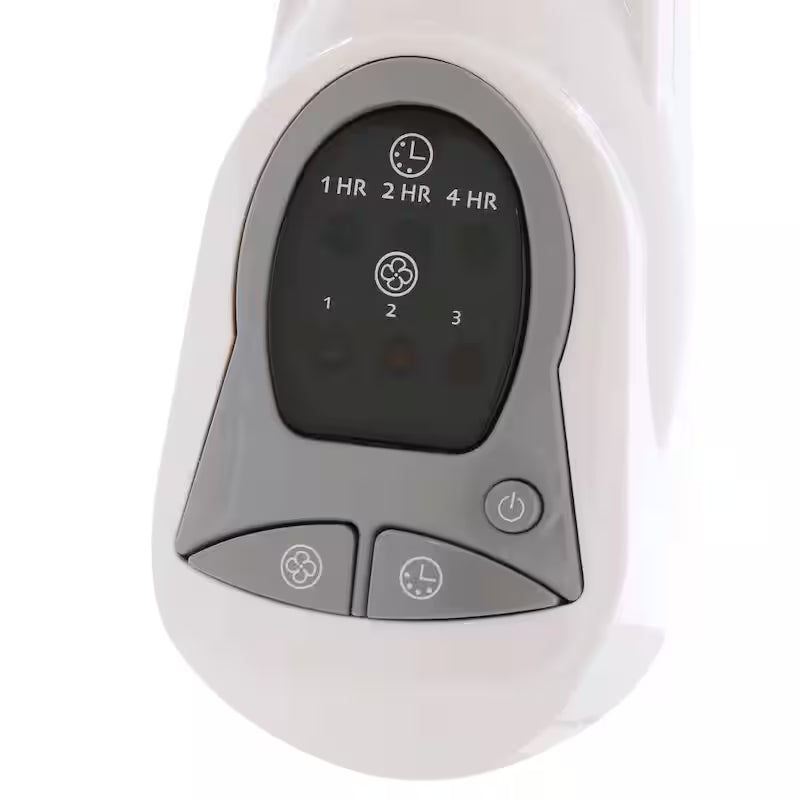 16 in. 3 Speed Oscillating Pedestal Fan with Remote Control in White Q433
