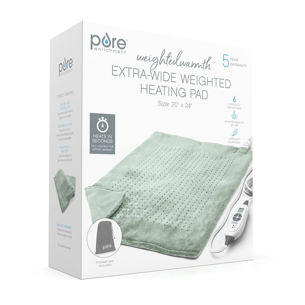 Extra-Wide Weighted Heating Pad H44802