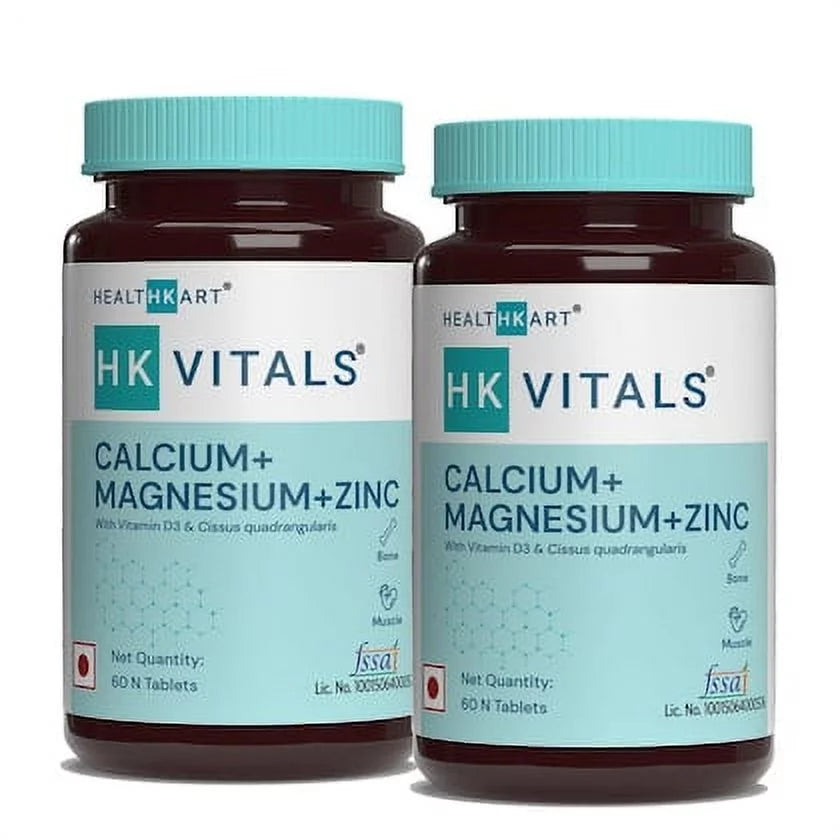 Calcium Magnesium & Zinc Tablets with Vitamin D3, 120 Tablets E49232