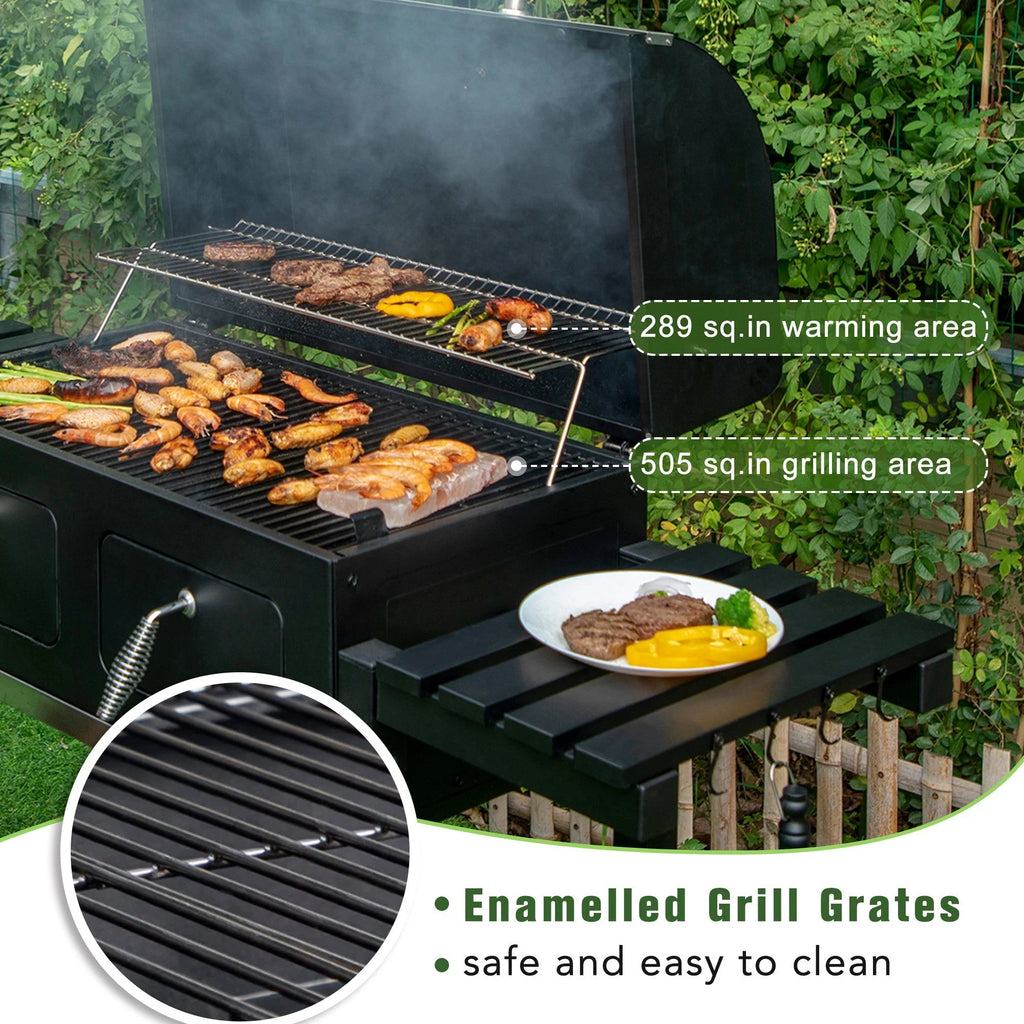 34-inch Portable Charcoal BBQ Grill Z805293