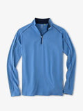 Lightweight Quarter Zip Nautical Blue Heather K89166