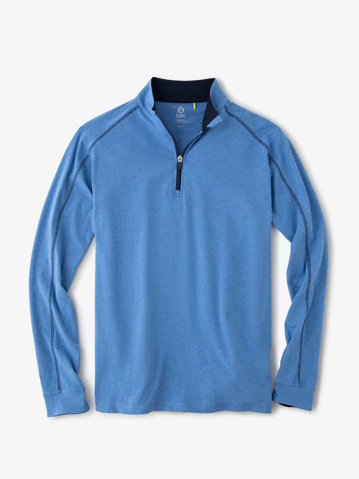 Lightweight Quarter Zip Nautical Blue Heather K89166