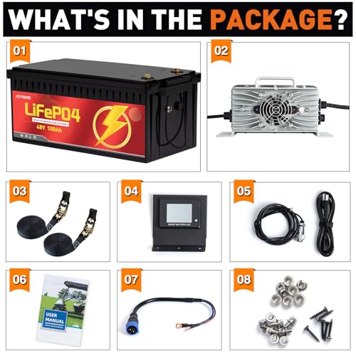 12V 100Ah LiFePO4 Deep Cycle Battery with Bluetooth U7628