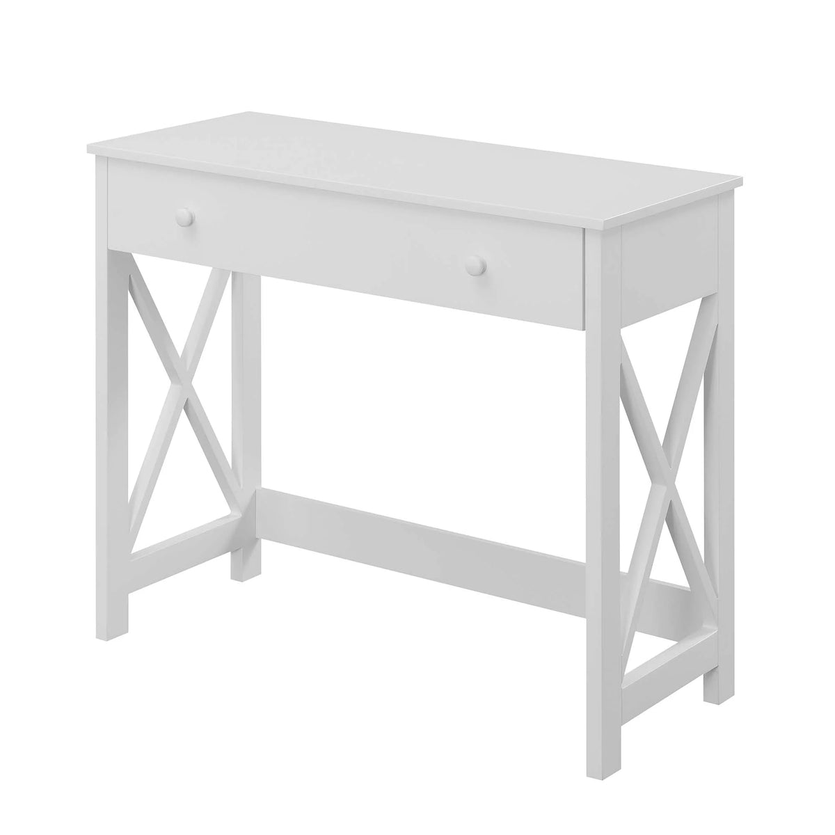 White 1 Drawer 36-inch Desk V76791