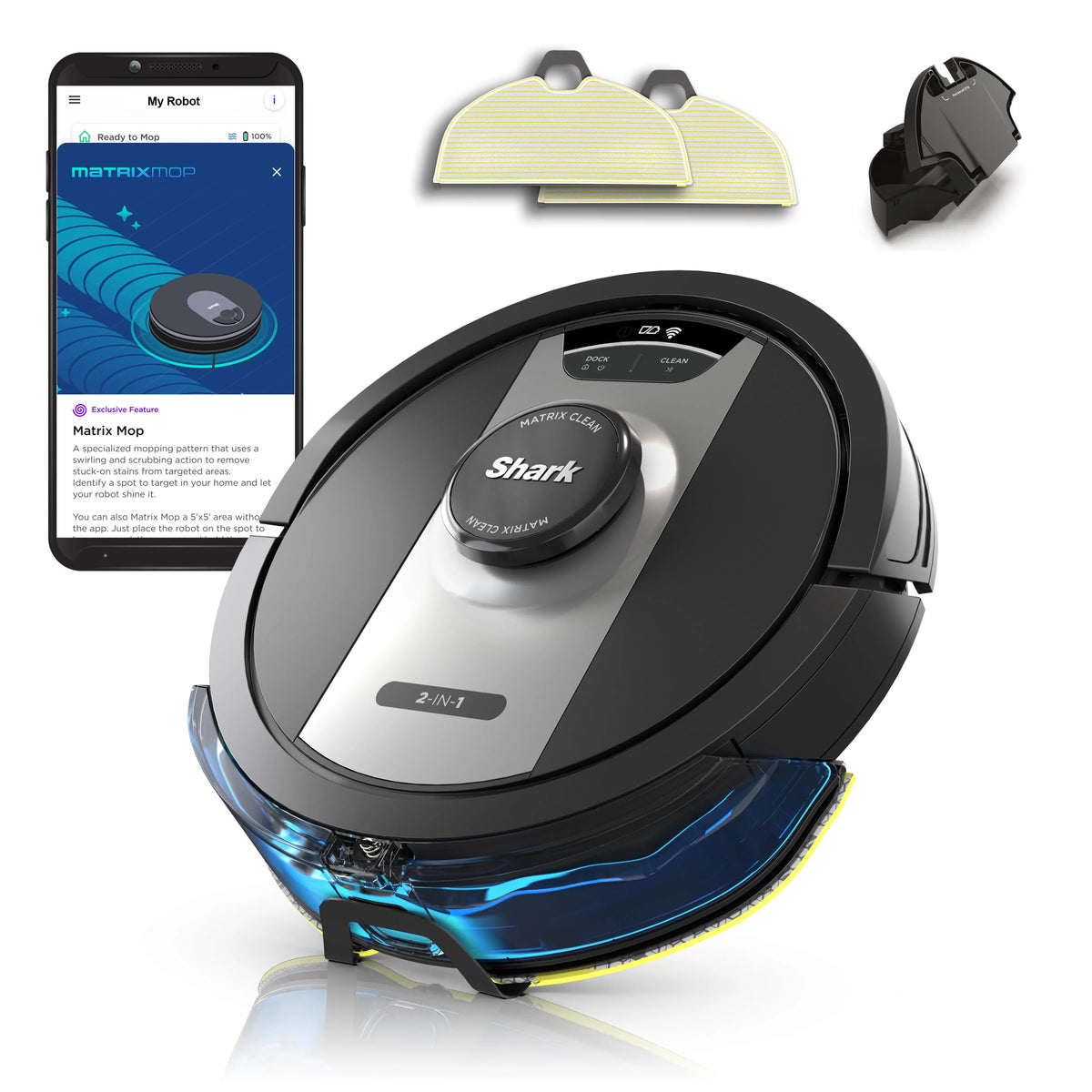 2-in-1 Robot Vacuum & Mop C3842