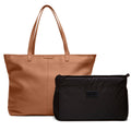 Full Grain Leather Cognac Diaper Bag P400