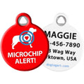 Microchip Alert Personalized Dog & Cat ID Tag T5087