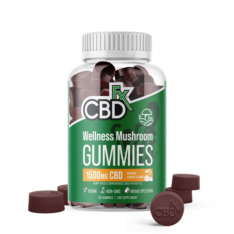 1500mg CBD Gummies With Mushrooms D2420
