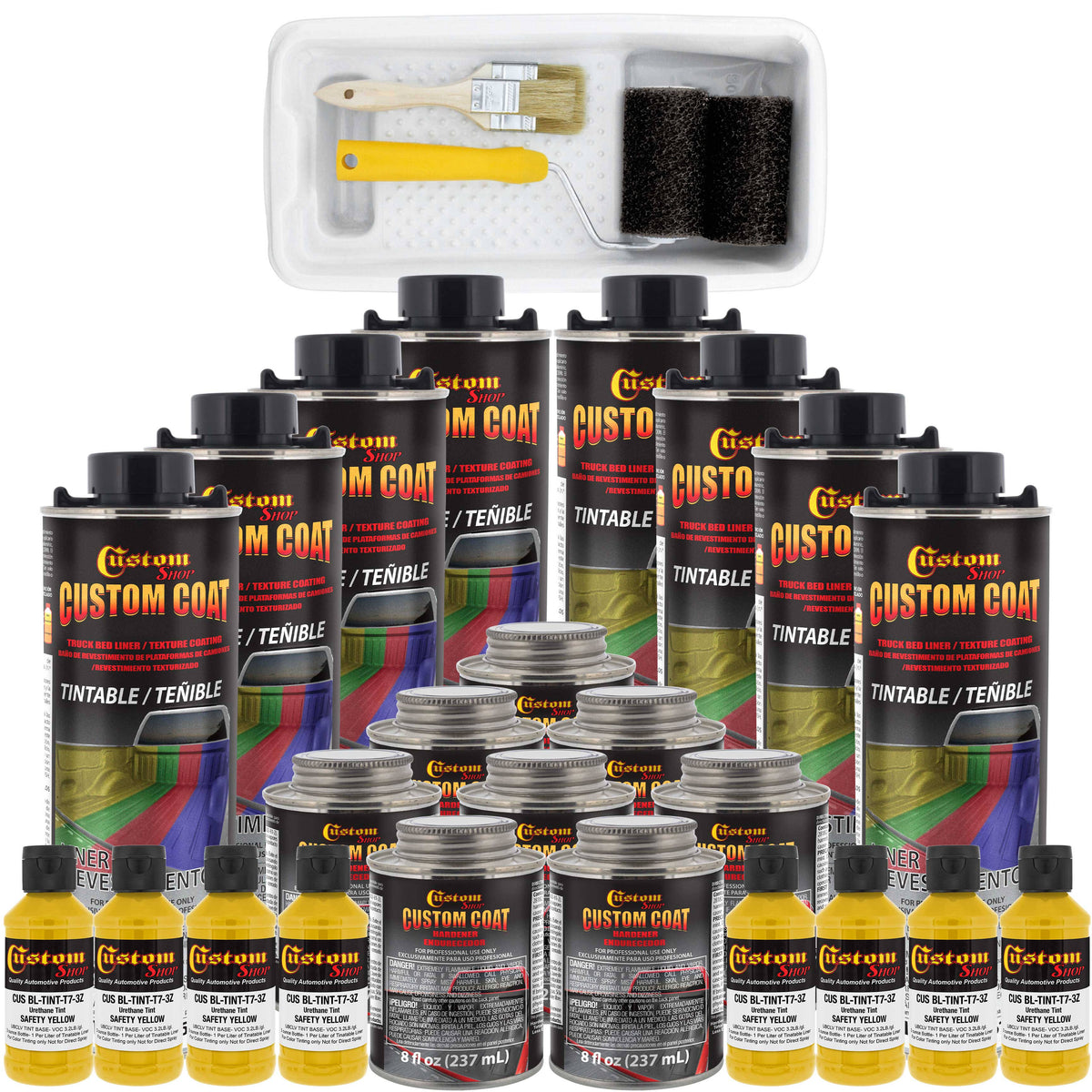 Safety Yellow 8-Liter Urethane Spray-On Truck Bed Liner Kit N61709