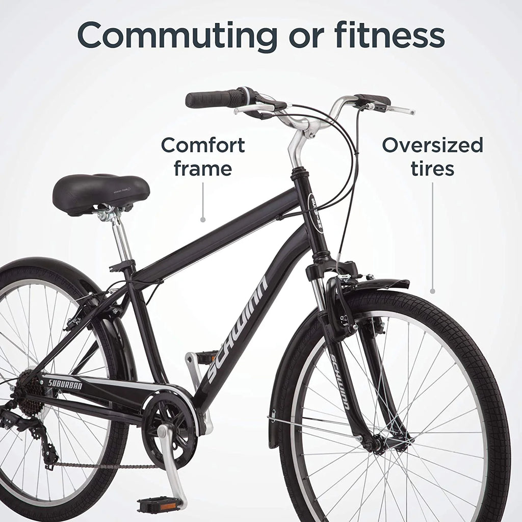 Black 26 in Comfort Bike H286057