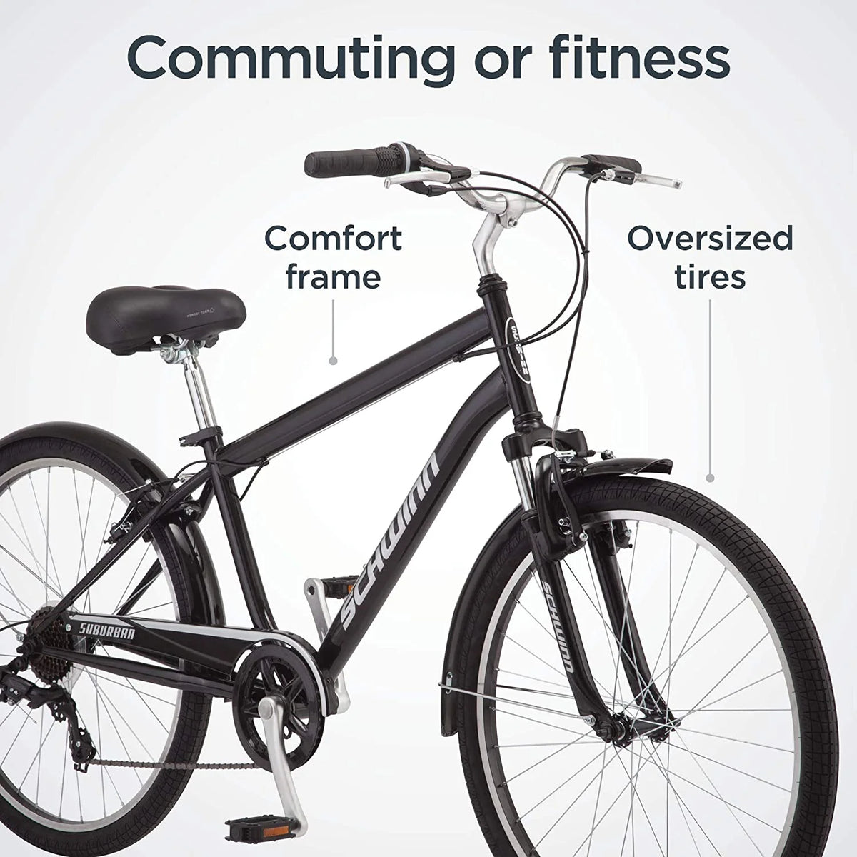 Black 26 in Comfort Bike H286057