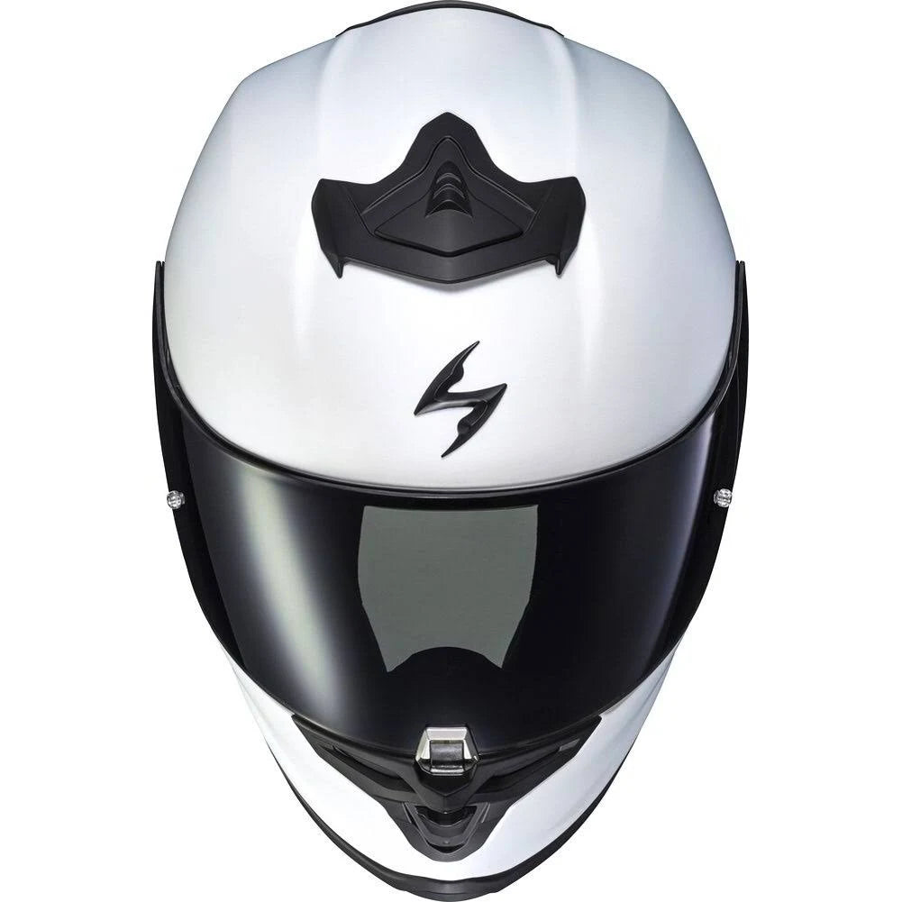 Matte Pearl White Solid Helmet J2334