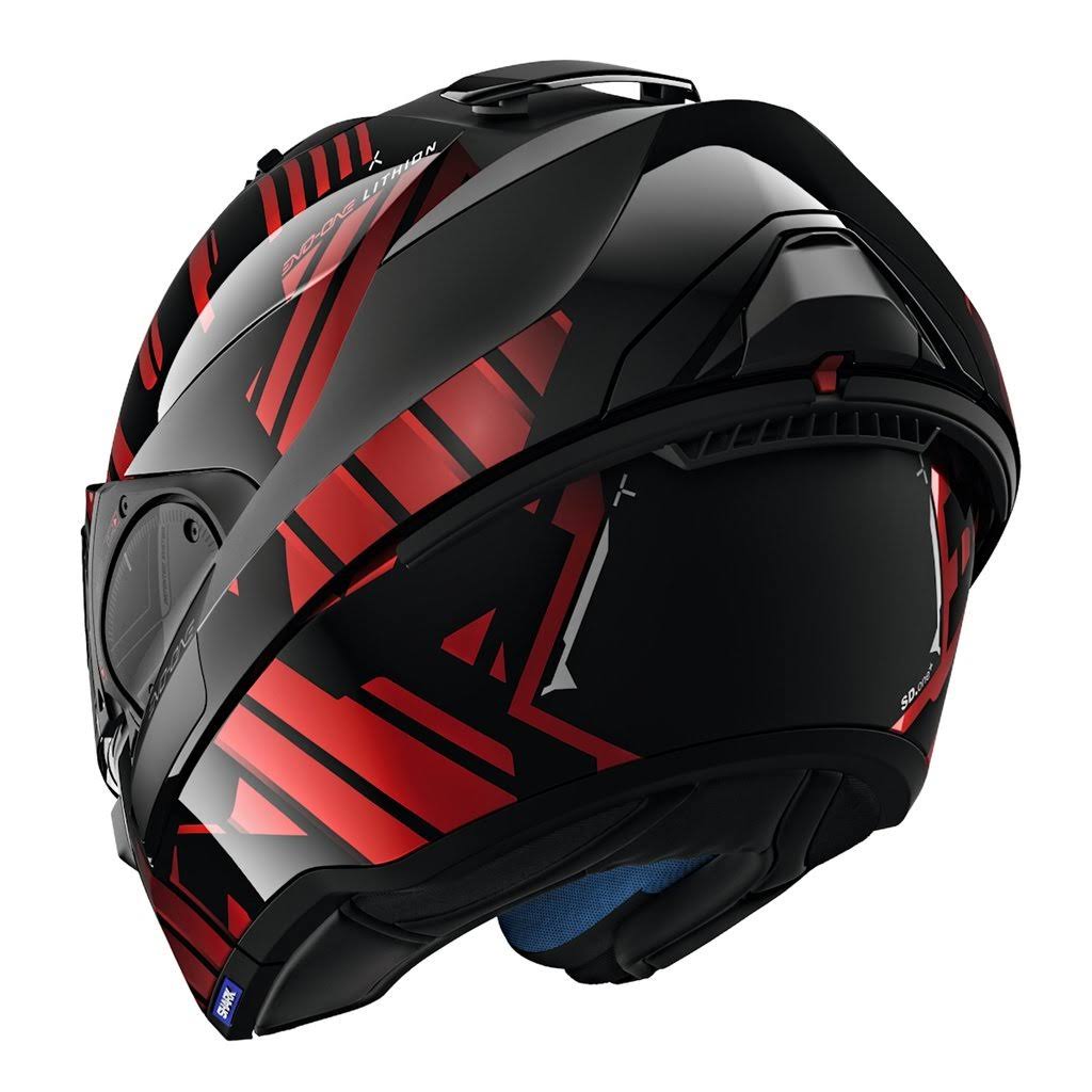Black Chrome Dual Modular Helmet K8095