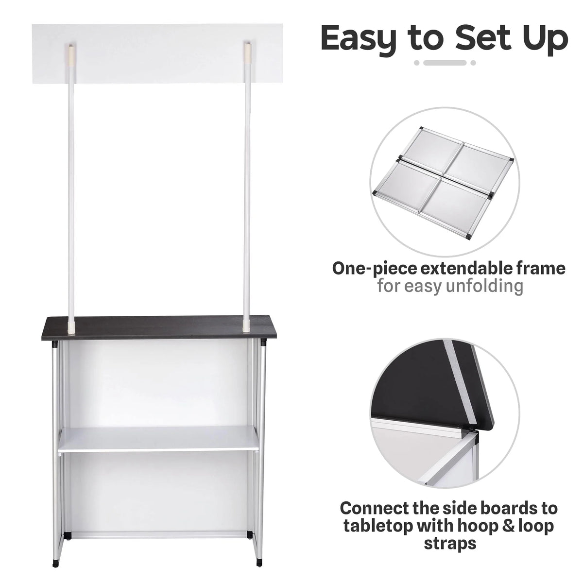 Popup Promotional Counter Table Booth Display Banner Stand E6227