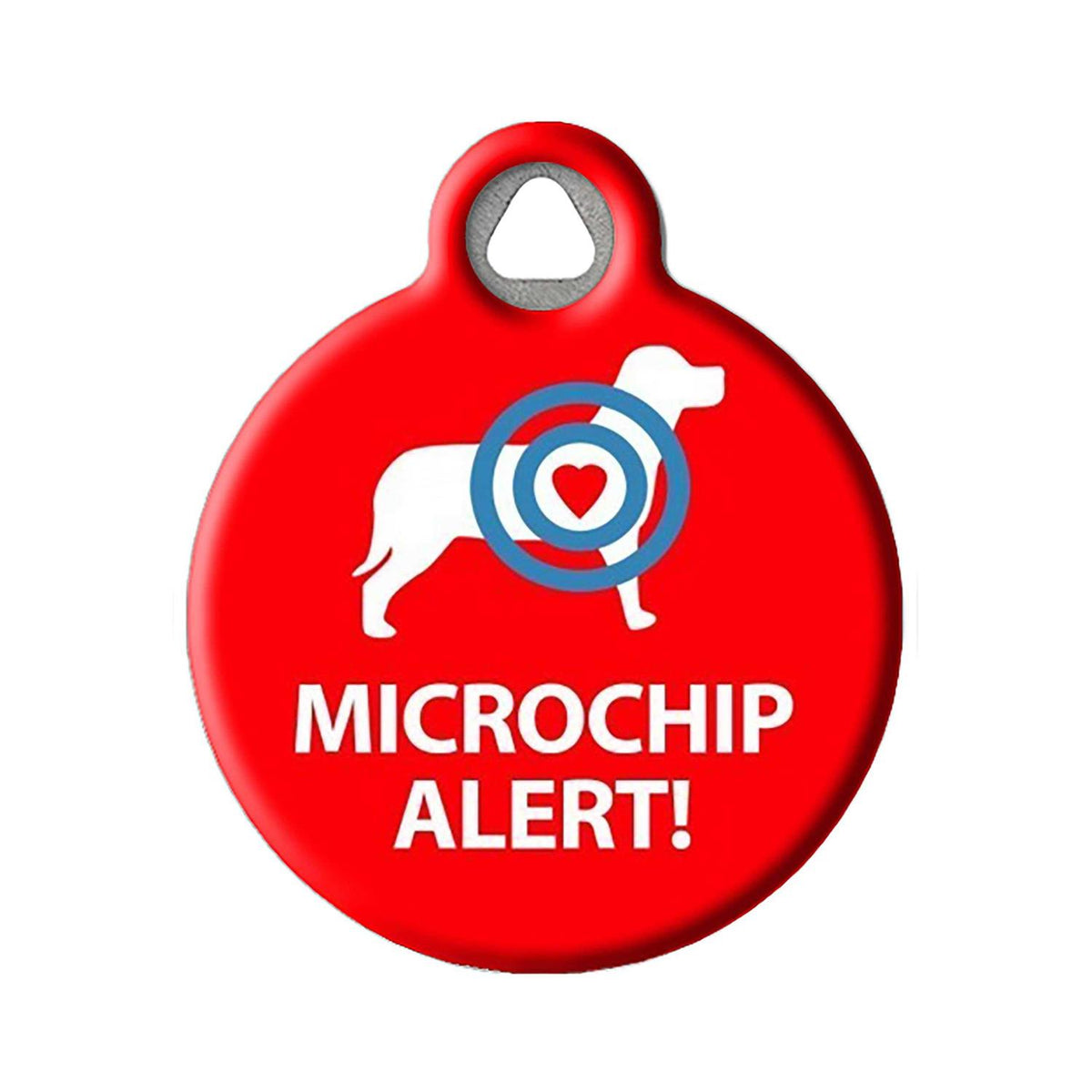 Microchip Alert Personalized Dog & Cat ID Tag T5087
