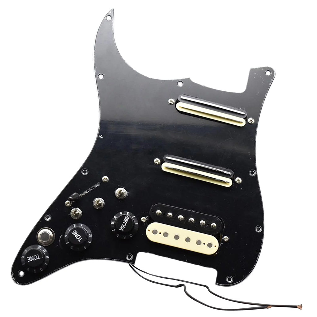 Black Loaded Pickguard for Electric Guitar J21432