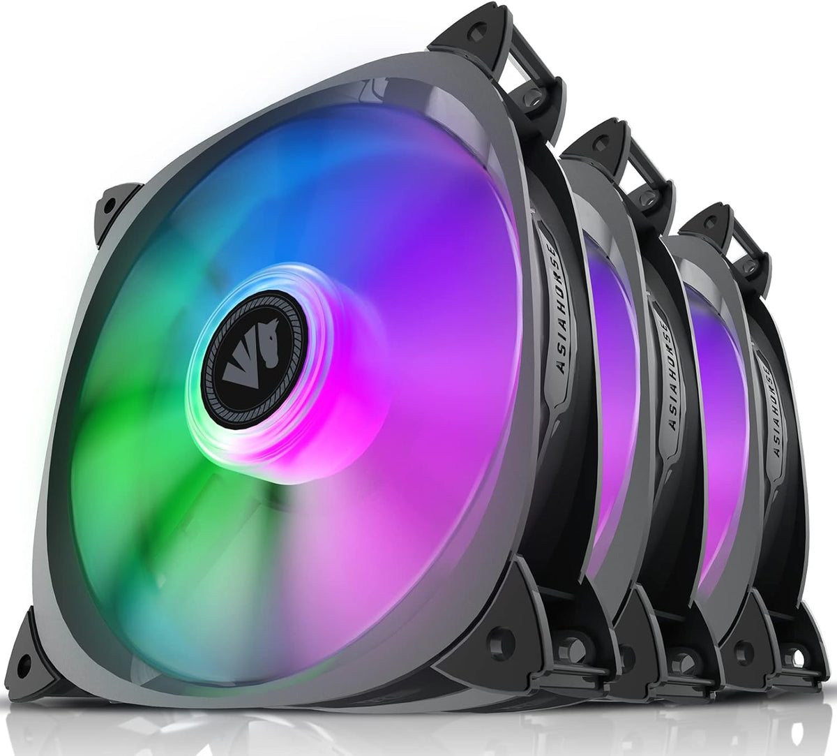 120mm White Argb Case Fans 3pack C4794