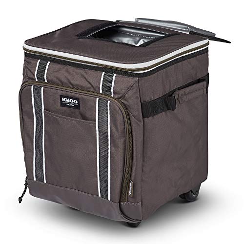 Large Portable Insulated Soft Coolers with Rolling Wheels B38143