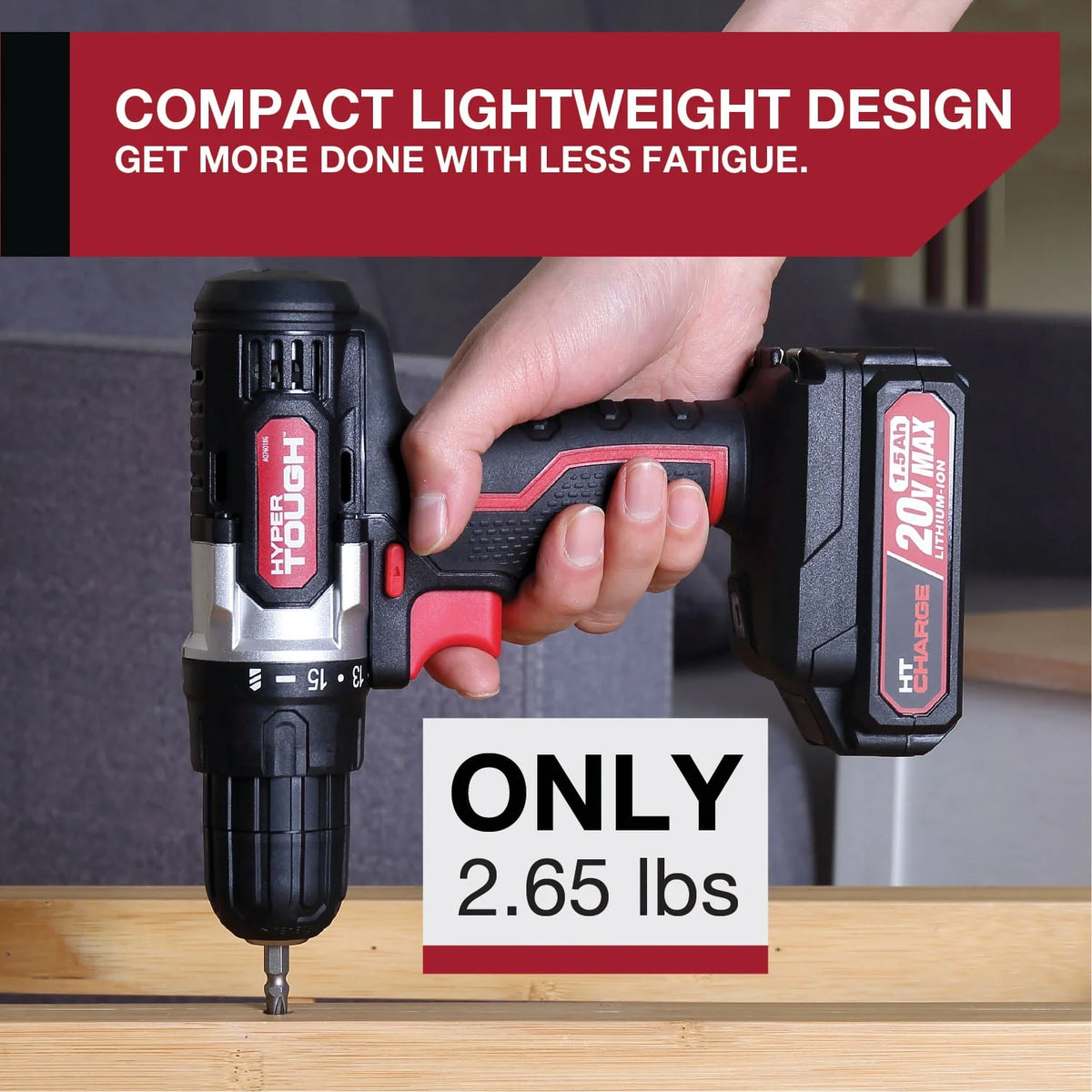 3/8 inch Cordless Drill and 70-Piece Home Tool Set E747