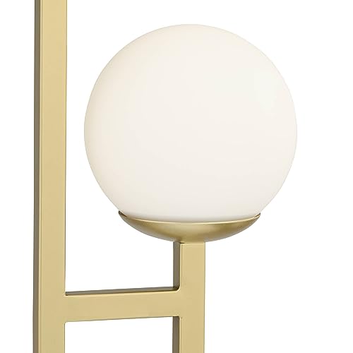 30" Tall Gold Marble Metal 3-Light Table Lamp O982270