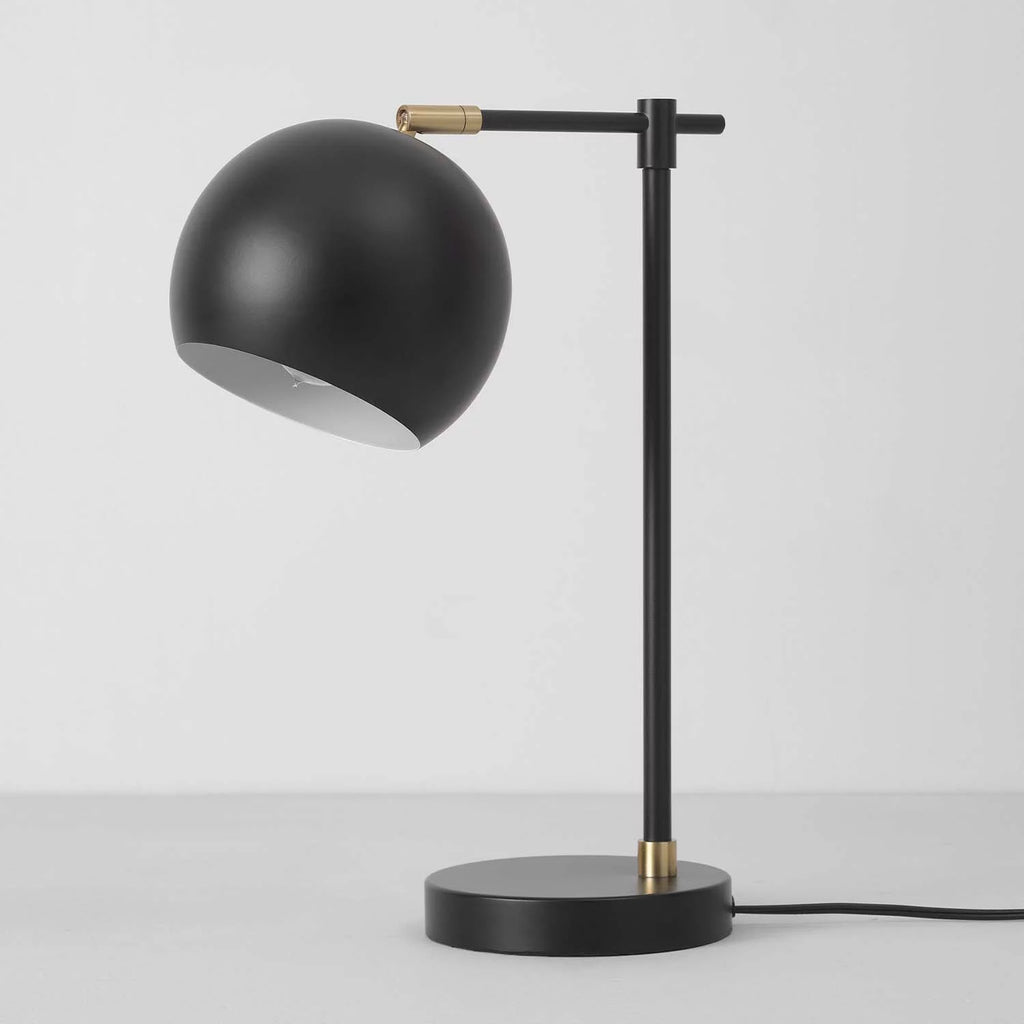18" Matte Black Table Lamp E669631