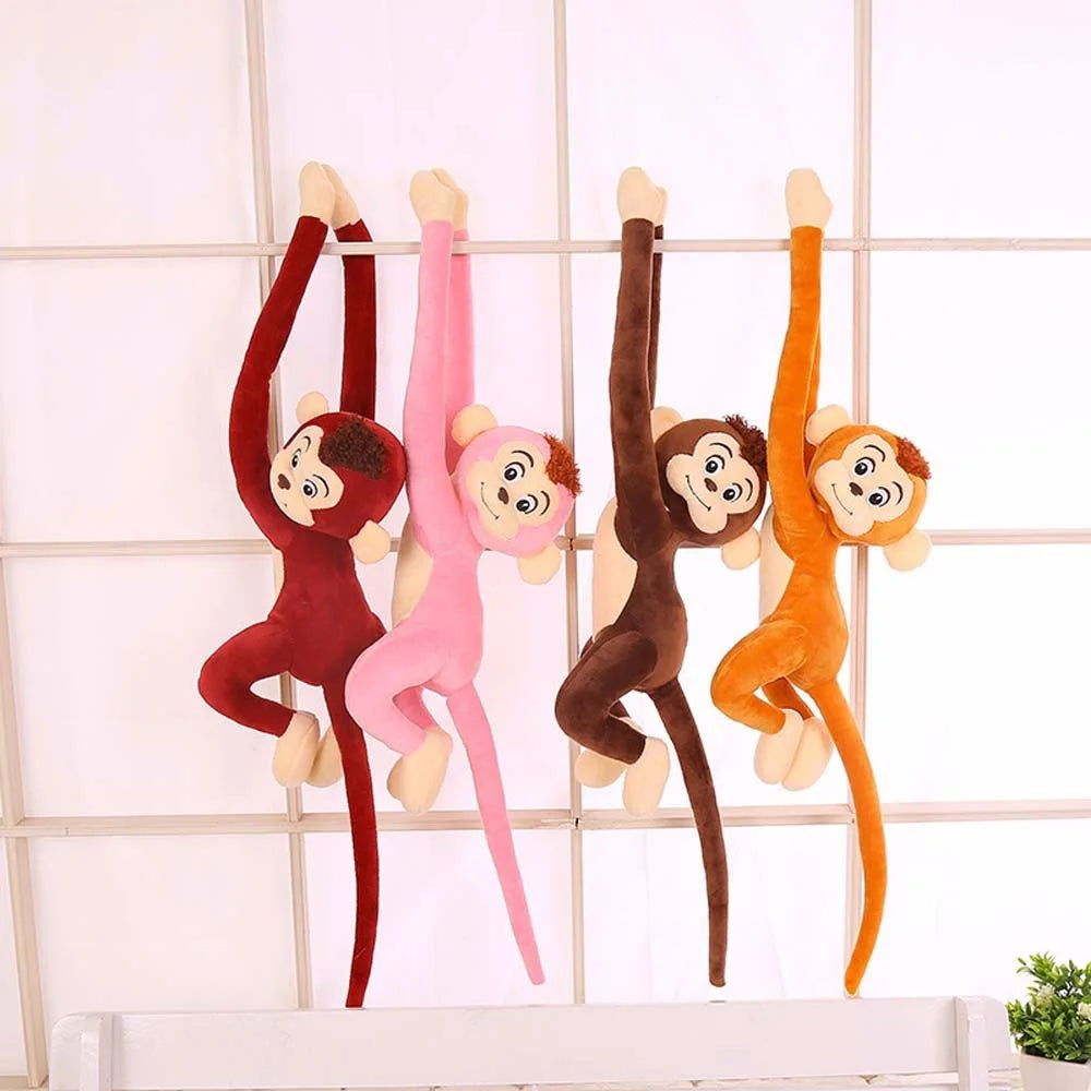 Brown Long-Arm Monkey Plush Doll Y249589