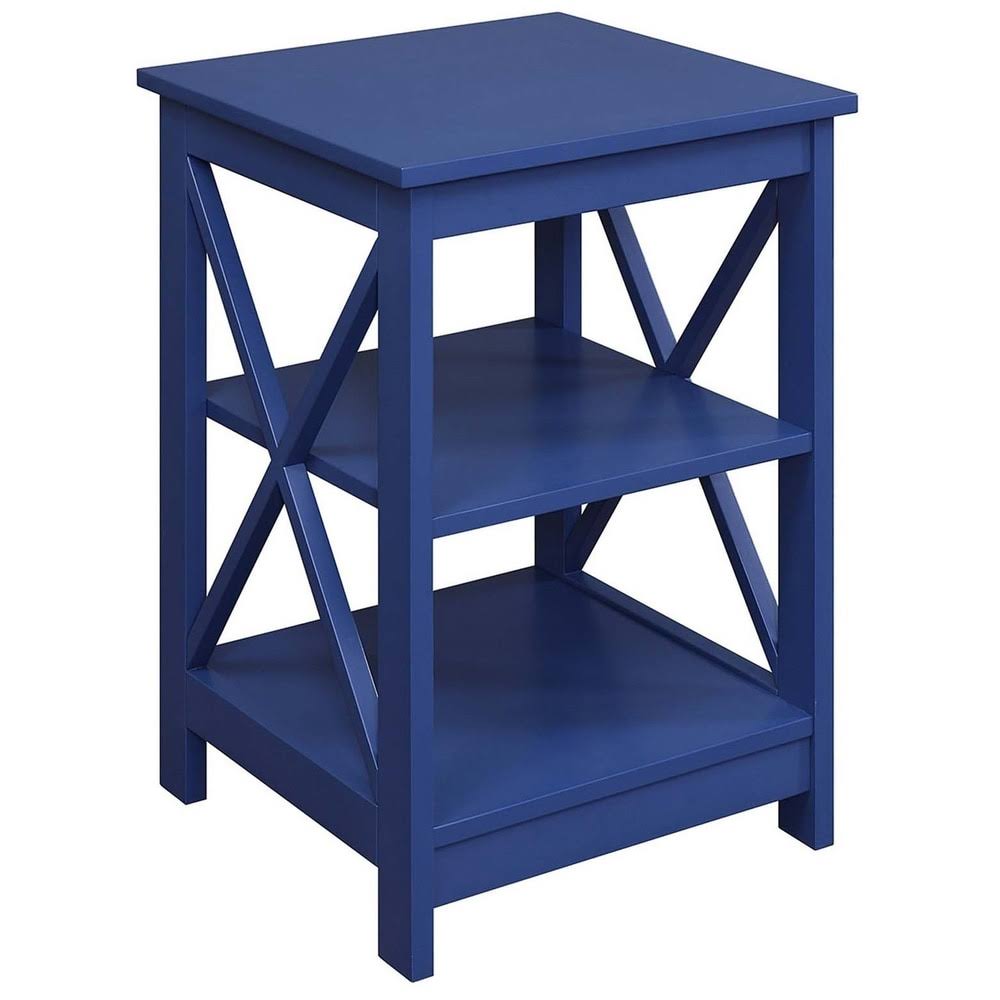 Cobalt Blue X-Base End Table Z826653