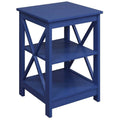 Cobalt Blue X-Base End Table Z826653