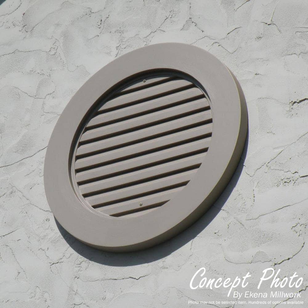 12 inch x 25 inch Vertical Urethane Gable Vent Louver C904