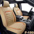 Leather Car Seat Covers, Front Pair, Black Z99474