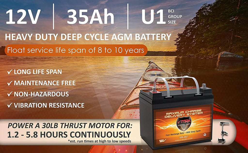 12V Deep Cycle Battery T1134